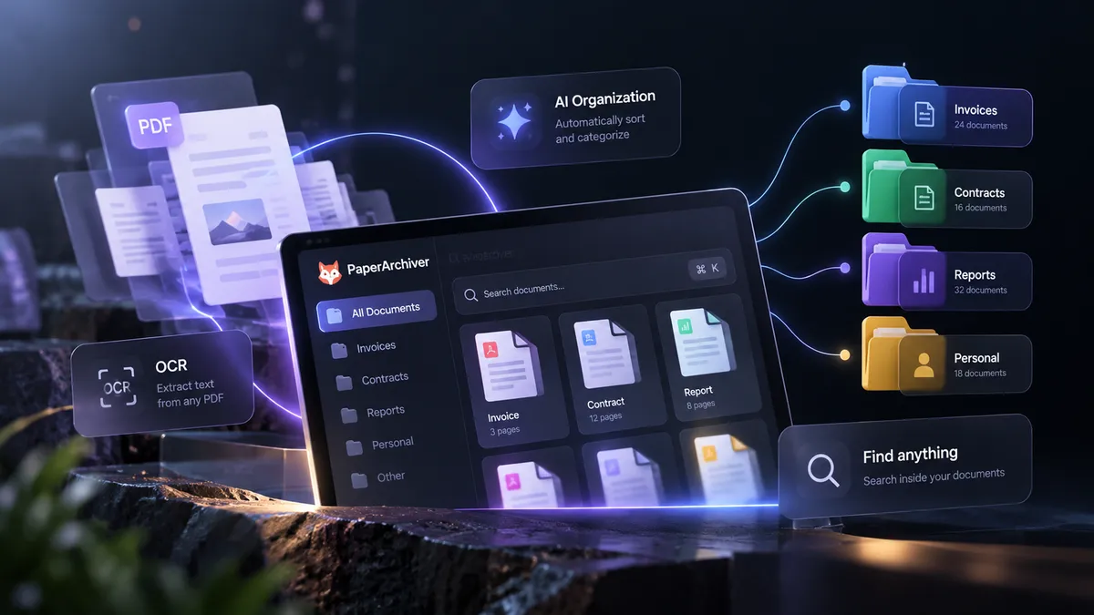 AI-powered document management and digital document organization